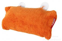 DEDRA Podhlavník - polštář do vany jasně oranžový 