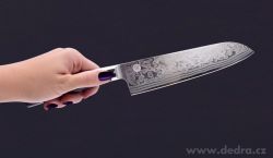 SAKAI 67 SANTOKU nůž Šéfkuchaře z 67 vrstev damascénské oceli