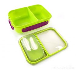 SILIBOX JÍDLOTRANSPORTÉR 2v1 600ml + 800ml