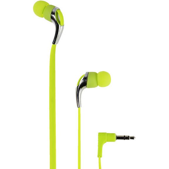 Stereo sluchátka do uší Vivanco Neon Buds - zelené