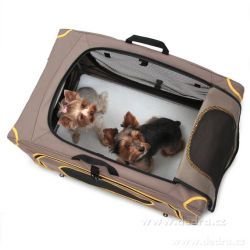 Dedra XL přepravní box pro psy a kočky, s popruhem přes rameno