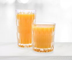 DEDRA 6 ks sada sklenice CRYSTAL, objem 250 ml