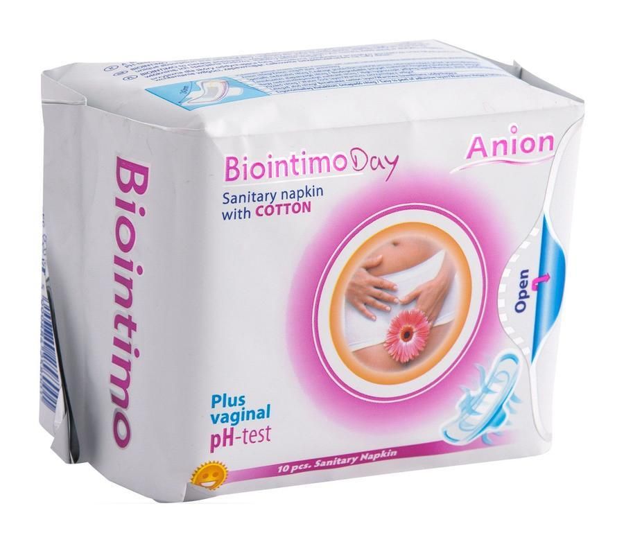 Anion BioIntimo dámské hygienické denní vložky 10ks BioIntimo Corporation - Denticare-Gate Kft -.