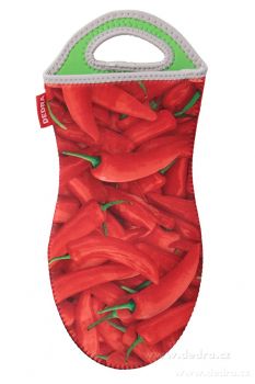 DEDRA TERMOCHŇAPKA z neoprenu, chilli papričky