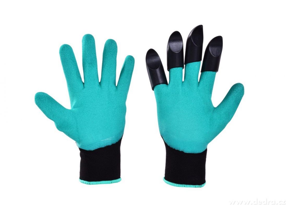DEDRA HRABAVICE pracovní rukavice se 4 drápy z pevného plastu