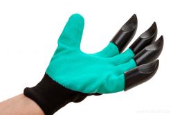 DEDRA HRABAVICE pracovní rukavice se 4 drápy z pevného plastu