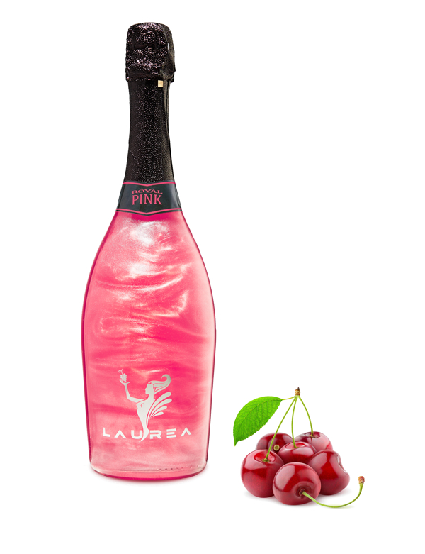 Magic Royal Wine 0,75lt perlové magické víno s bublinkami - Royal Pink cherry Laurea Wine