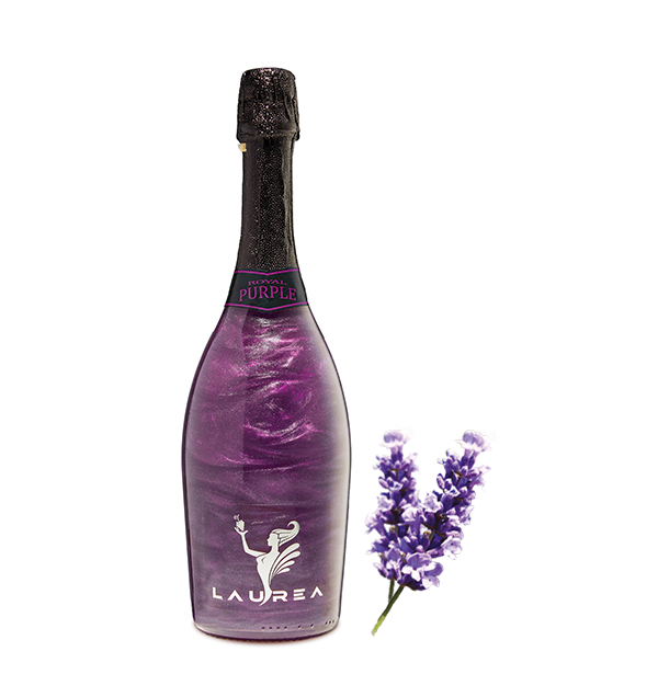 Magic Royal Wine 0,75lt perlové magické víno s bublinkami - Royal Purple levandule Laurea Wine