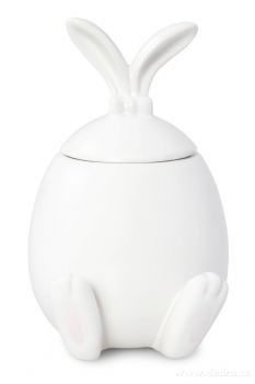 Dedra Keramická dóza na potraviny zajíc s ušima, 18 cm