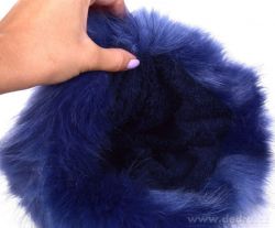 POLARIS ručně pletená čepice s teplou podšívkou, půlnoční modrá