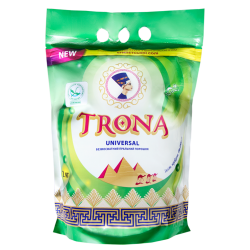 Trona prací prášek Universal 2kg - bezfosfátový prací prášek na bílé i barevné prádlo Polymer Ukrajina