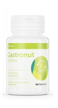 GASTRONUT Mg PLUS 50 kapslí doplněk stravy s obsahem unikátního komplexu trávicích enzymů, vápníku, hořčíku