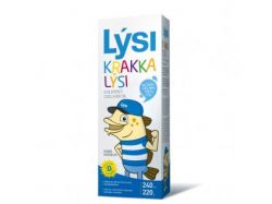 Rybí olej Lýsi - Dětský olej z tresčích jater a tuňáka s vit. D,E,A 240ml