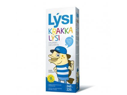 Rybí olej Lýsi - Dětský olej z tresčích jater a tuňáka s vit. D,E,A 240ml - vhodný pro děti již od 6 týdnů, pro těhotné i kojící matky vyvinut ve spolupráci pediatrů a odborníků na výživu pro správný vývoj dětí.