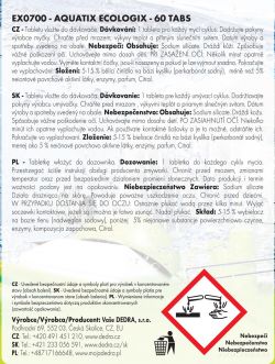 AQUATIX® multifunkční EKO tablety do myčky, 60 tablet