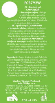 CANNABIUM sprchový gel s konopným olejem 250ml