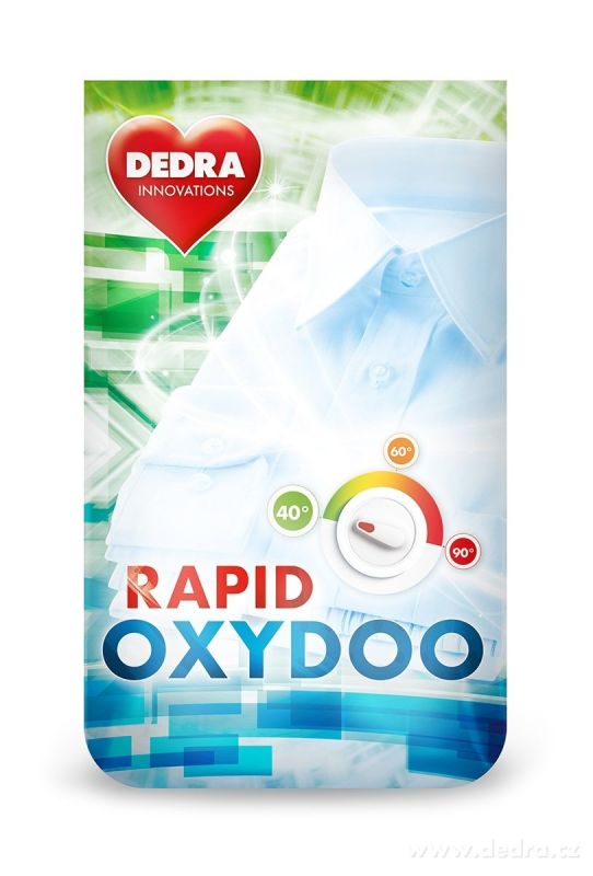OXYDOO RAPID univerzální bělidlo na bázi aktivního kyslíku, desinfekce prádla 700gr