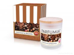 PARFUMIA® sójová vonná EKO svíce čokoláda a pralinky CHOCOLAT&PRALINES 250ml