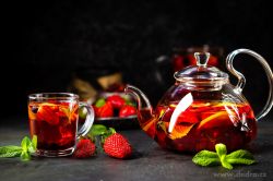 PARFUMIA® sójová vonná EKO svíce pečený čaj LADY MARMELADE’S FRUIT TEA 250ml