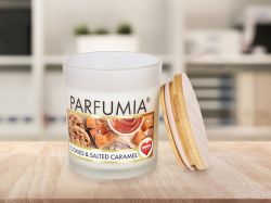 PARFUMIA® sójová vonná EKO svíce sušenky a slaný karamel COOKIES&SALTED CARAMEL 250ml