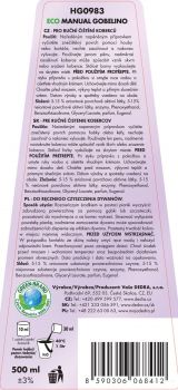 ECO GOBELINO MANUAL pěniný EKO šampon na ruční čištění koberců a čalounění 500ml