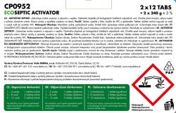 ECO SEPTIC ACTIVATOR EKO aktivátor septiků 2x12 tablet