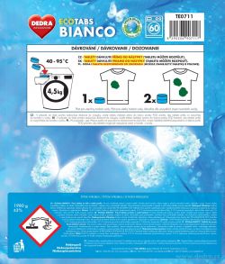 ECOTABS BIANCO koncentrované EKO tablety na bílé prádlo 60ks