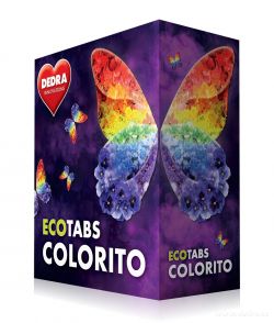 ECOTABS COLORITO koncentrované EKO tablety na barevné prádlo 60 praní