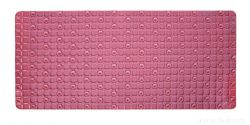 Protiskluzová podložka do vany a sprchy s přísavkami 78x35cm, pastelově růžová