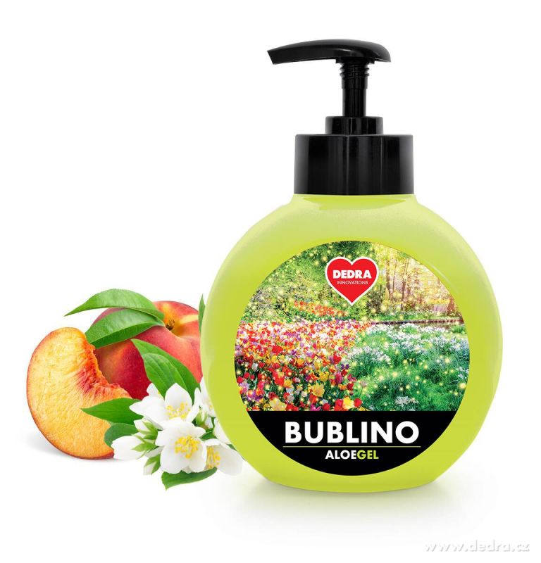 Bublino MAGIC GARDEN, tekuté mýdlo na tělo a ruce, s pumpičkou, 500ml