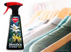 ECO žehlička ve spreji® JASMINE&VANILLA na vyrovnání skladů a záhybů na oblečení 500ml