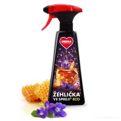 ECO žehlička ve spreji® VIOLETS IN HONEY na vyrovnání skladů  a záhybů na oblečení 500ml