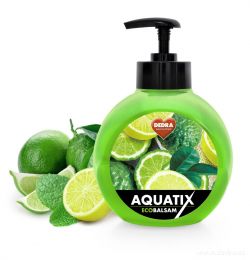 EKO koncentrát AQUATIX® na ruční mytí nádobí 500ml bergamot & lemon s pumpičkou