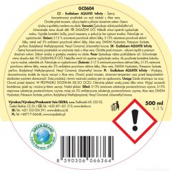 EKO koncentrát AQUATIX® na ruční mytí nádobí 500ml infinity, náhradní náplň