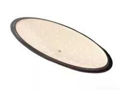 Litinový hrnec/pekáč IRON MASSIVE XXL 7lt oválný hluboký se samopodlévací poklicí žíhaný zelený