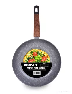 Pánev BIOPAN® WOODOO s rukojetí soft touch v imitaci dřeva 2600ml