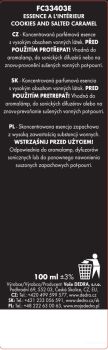 Parfémová esence COOKIE&SALTED CARAMEL do aromalamp a difuzérů ESSENCE A L'INTÉRIEUR 100ml