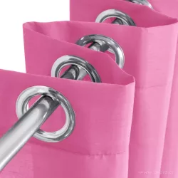 Závěs z pevné neprůhledné tkaniny, umělé hedvábí fuchsiový