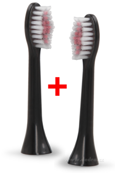 Náhradní kartáček Sonissimo Dental Center černo-růžový 2ks